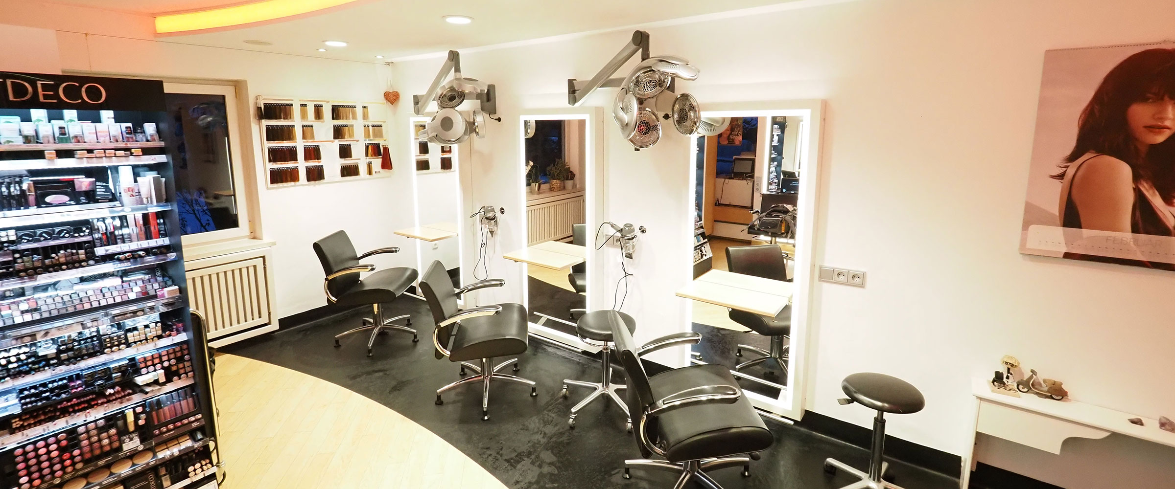 Friseurgeschäft Innenansicht